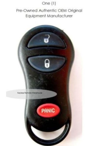 Keyless remote 2001 chrysler - keyless,
